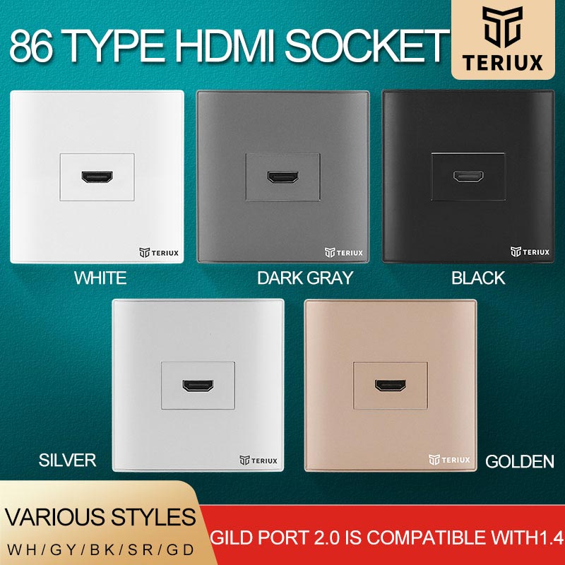 1 -gat HDMI Wall Socket