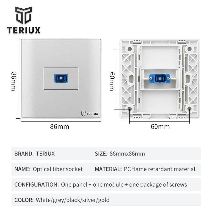 1 Holes SC wall socket